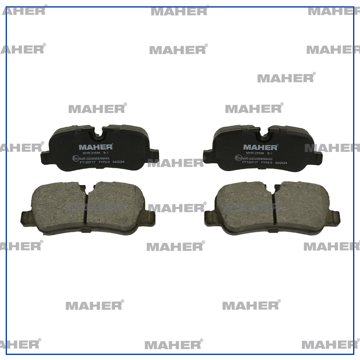 Land Rover Range Arka Fren Balata Iıı OEM LR015519 Land Rover Range Arka Fren Balata Iıı OEM LR015519